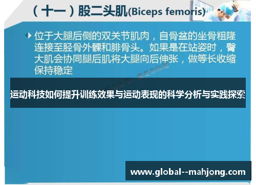 运动科技如何提升训练效果与运动表现的科学分析与实践探索